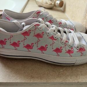 Flamingo Print Women's Sneakers